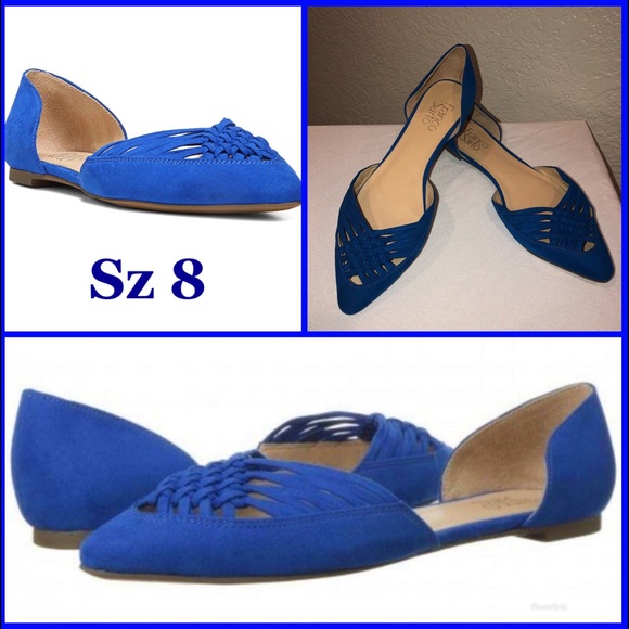 franco sarto blue flats